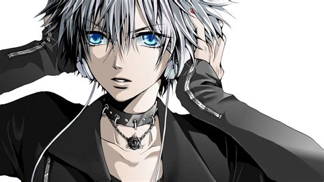 Anime Boy With Gray Hair Maxipx