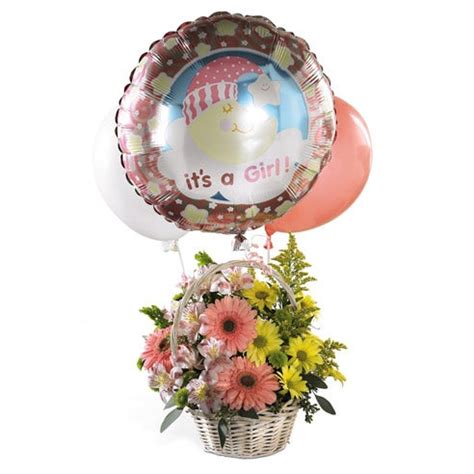 Celebrate this glorious occasion with beautiful and fresh flowers that show your joy and excitement. My Girl Flower and Balloons Bouquet at Send Flowers