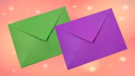 Easy Origami Envelope Making With Paper Without Glue Tape And