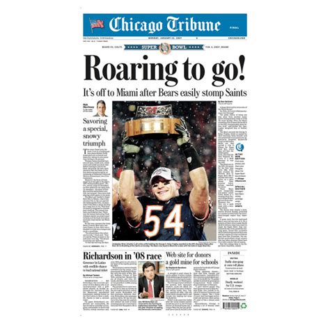 Chicago Tribune Front Page Ubicaciondepersonascdmxgobmx