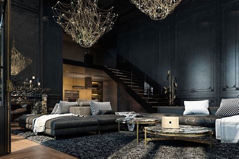 The Reunion Luxury Interior Gothic Living Rooms Living Decor