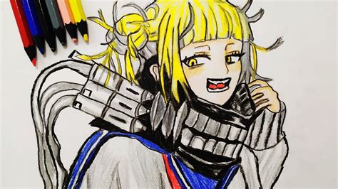 How To Draw Himiko Toga Step By Step Youtube