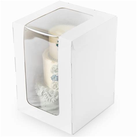 Bakers Dream Box 10 Pack Tall Cake Boxes For Tier Cakes 10x10x14