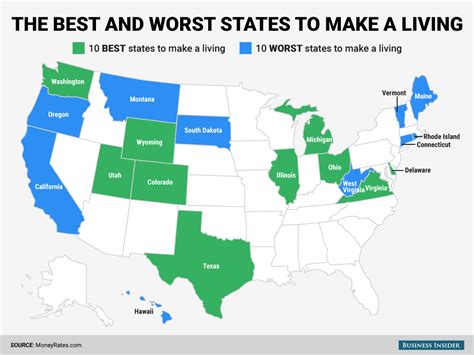 The Best And Worst States For Making A Living In 2015 — Synko