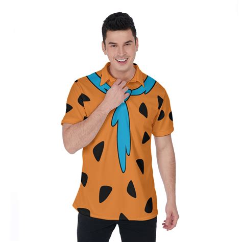 The Flintstones Fred Flintstone Costume Polo Shirt For Men Vinco