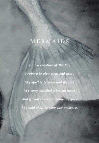 Mermaid Poem Mermaid Quotes Mermaid Mythology Mermaid Pictures