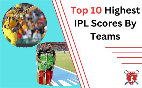 Top 10 Highest Ipl Scores By Teams Crictv4u