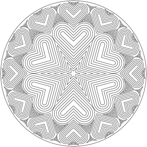 Gambar Mandala Coloring Pages Printable Art Hard Di Rebanas Rebanas