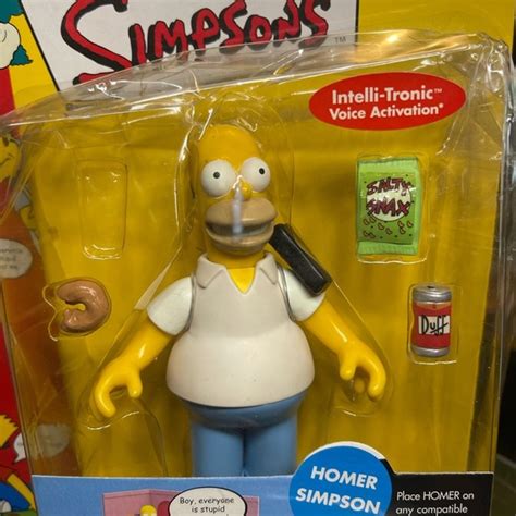The Simpsons Toys The Simpsons Homer Simpson Playmates Y2k World Of