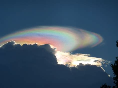 Intense And Beautiful Circumhorizontal Arcfire Rainbow Over Florida