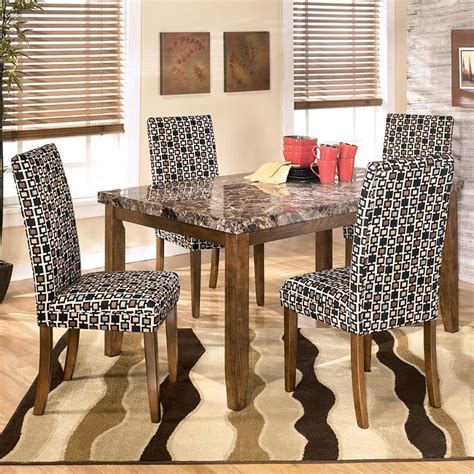 Lacey Dining Room Set With Onyx Chairs Signature Design By Ashley