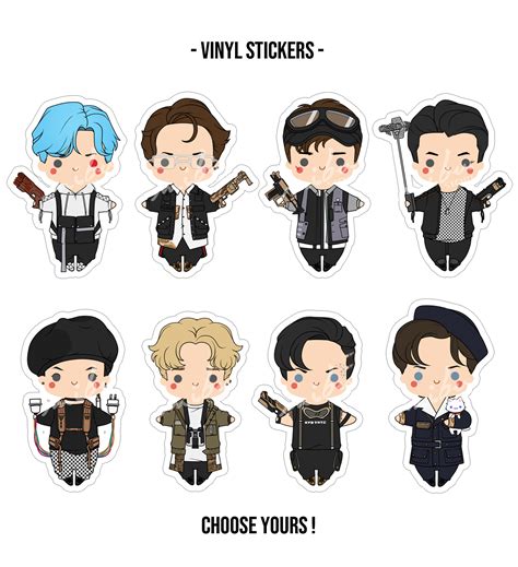 Exo Vinyl Stickers Exo Stickers Cute Stickers Cute Drawings