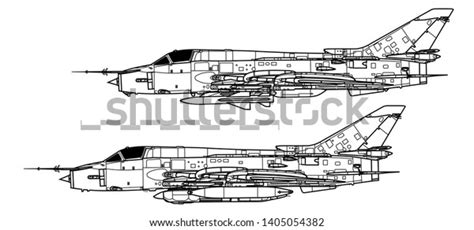 Sukhoi Su Fullback Outline Vector Drawing Stock Vector Adobe Stock Hot Sex Picture