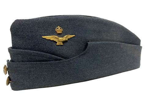Original Ww2 Raf Officers Field Service Cap Size 7 14