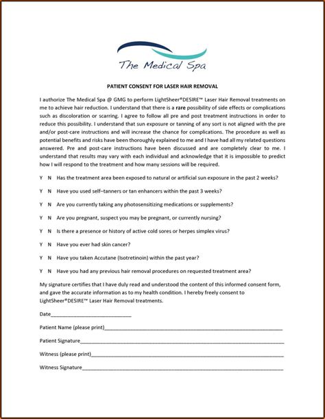 Printable Botox Consent Form Allergan