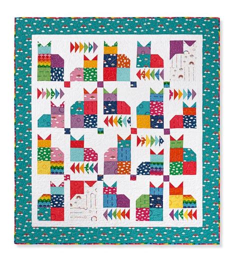 Pins And Paws Triple Play Quilt Tutorial Cat Quilt Block Big Block