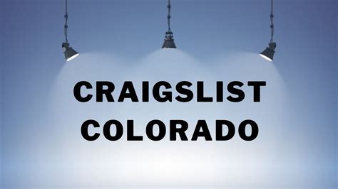 Craigslist Salida Co