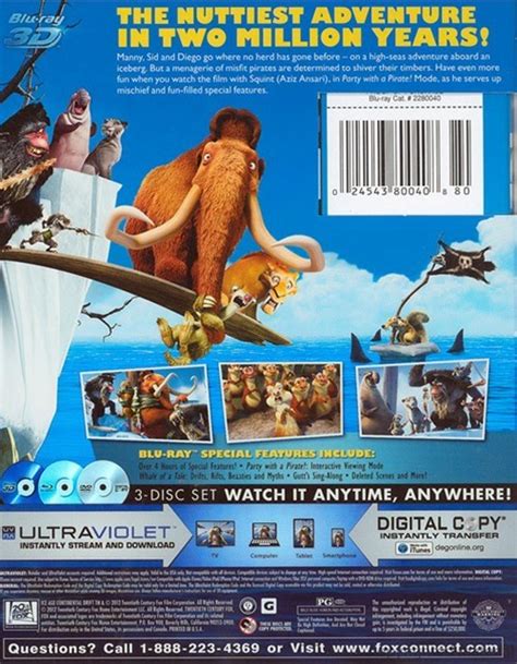 Ice Age Continental Drift 3d Blu Ray 3d Blu Ray Dvd Digital