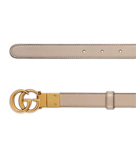 Gucci Reversible Gg Marmont Thin Belt Harrods Ca