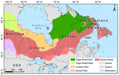Canadian Shield Climograph Canadian Ecozones Boreal Shield Use
