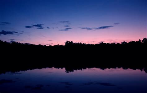 Little Creek Reservoir Park After Sunset This Shot Was Tak Flickr