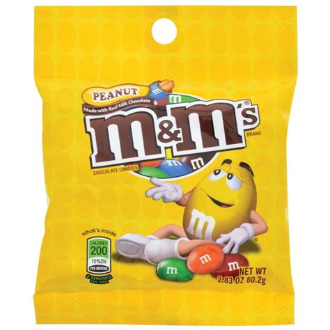 Peanut Mandms Candy 283 Oz Bags Peanut Mandms Peanut Candy M M Candy