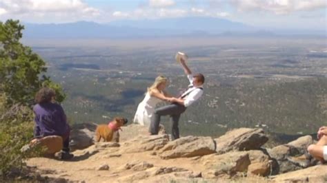Wife Saves Nm Husband From Falling Off Cliff Youtube