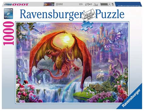 Dragon Kingdom 1000 Pieces Ravensburger Puzzle Warehouse