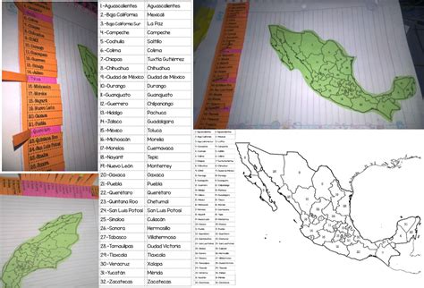 Estados De Mexico Listado Y Mapa Saber Es Practico Images