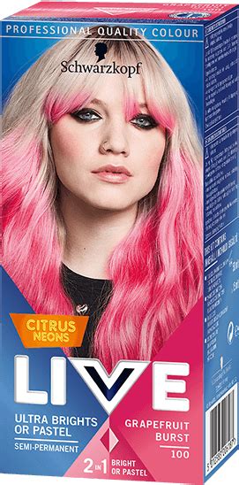 Live Hair Dye Pink Live Ultrabrights Semi Permanent Pink Hair Dye Shocking Pink Superdrug