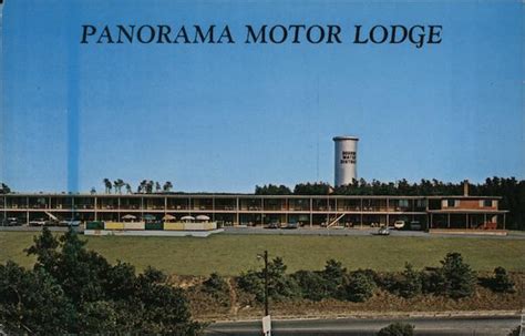 Panorama Motor Lodge Bourne Ma Postcard