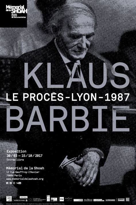 Le procès Klaus Barbie Lyon 1987 Mémorial de la Shoah Mémorial de