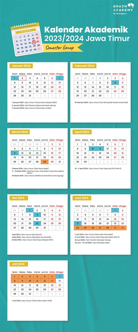 Cek Kalender Pendidikan Jawa Timur 20232024 Berikut Ini