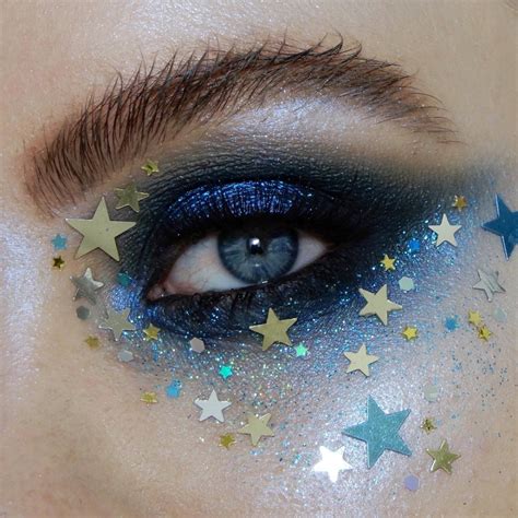 Starry Makeup Ig Hiddengemblog Fantasy Makeup Galaxy Makeup Eye