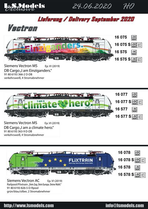 Ls Models Siemens Vectron