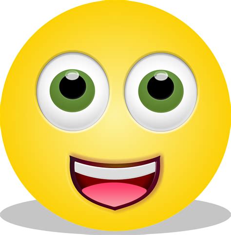 Graphic Smiley Emoticon Surprised Free Vector Graphic On Pixabay