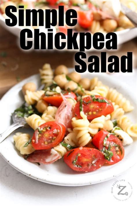 What changes would need to be made and for how long would it cook? Chickpea Pasta Salad with bocconcini cheese! - Our Zesty ...