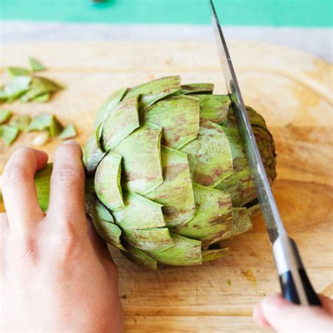 How To Trim An Artichoke For Steaming Step By Step Photos The Pkp Way