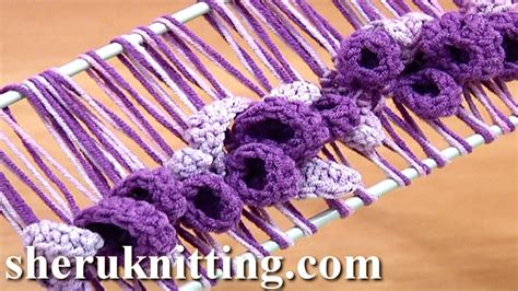 hairpin lace crochet spring pattern tutorial 37 hairpin crochet flowers and leaves youtube