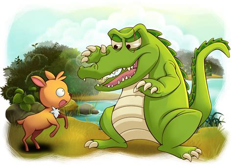 Angelica dikenal sebagai balita yang nakal. Best Download Gambar Kancil Dan Buaya | Goodgambar