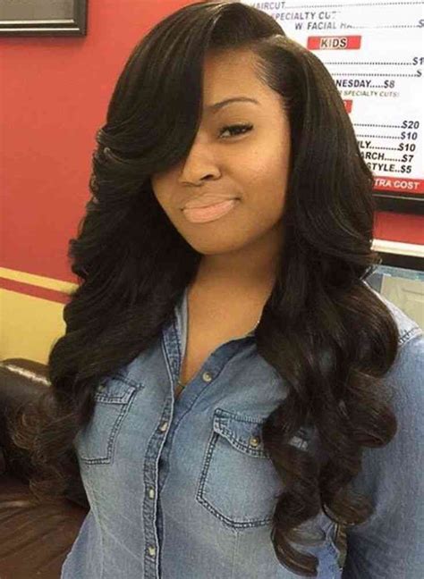 26 Sew In With Fringe Bangs Frayaailigael