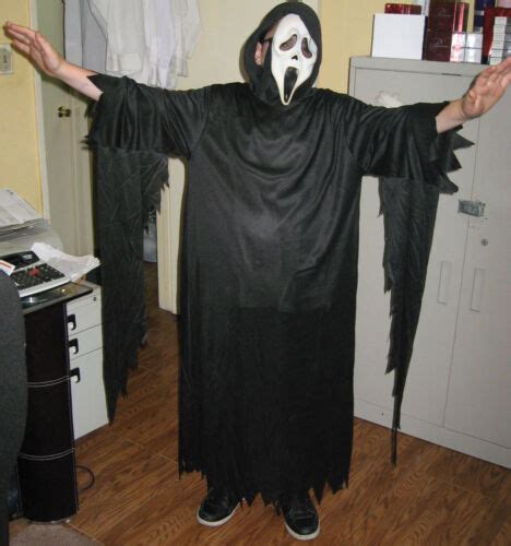 Ghost Face Scary Costume Scream Halloween Fancy Dress Ghost Face