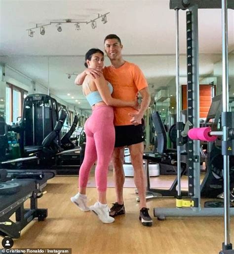 Cristiano Ronaldo Looked Loved Up With Girlfriend Georgina Rodriguez As They Donned Gym Gear