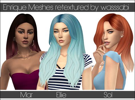 Sims 4 Cc Hair Maxis Match Pinterest Best Hairstyles Ideas For Women
