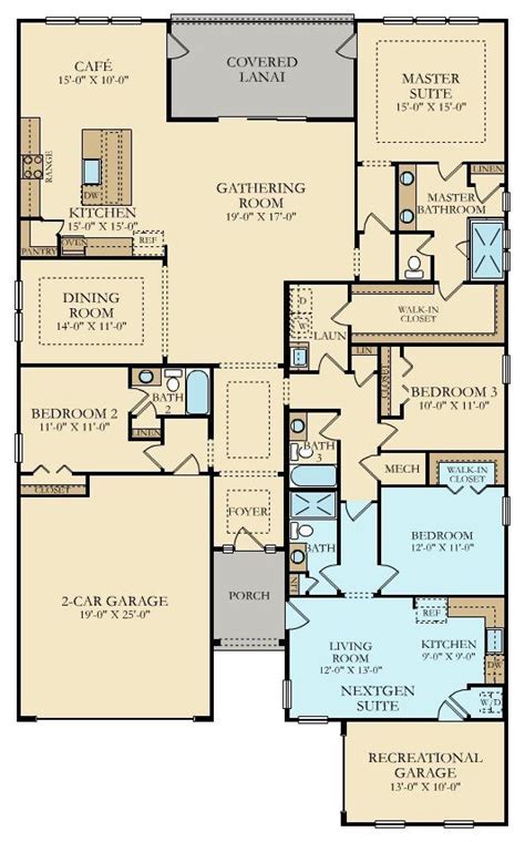 Campus maps floor plans master plan emergency exit floor plans. MILLENNIAL New Home Plan in Palencia: Imperial Collection ...