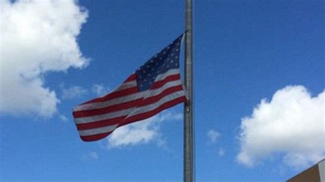 Flags Flown At Half Staff To Remember Fallen Peace Officers