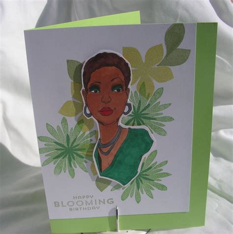 Let wish him a happy birthday! Happy Blooming Birthday African American Woman Card | Etsy | Etsy cards, Birthday african ...