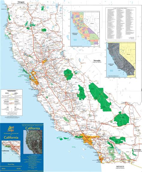 Large Detailed Map Of California Printable Maps