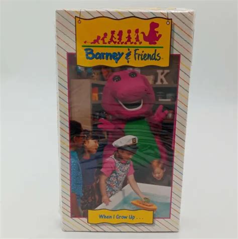 Barney And Friends When I Grow Up Vhs Time Life 1992 Vintage Rare 32