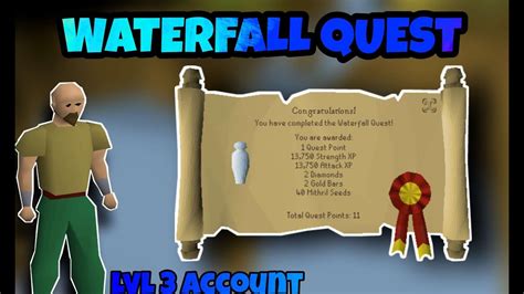 Waterfall Quest Con Cuenta Lvl 3 Osrs EspaÑol Youtube